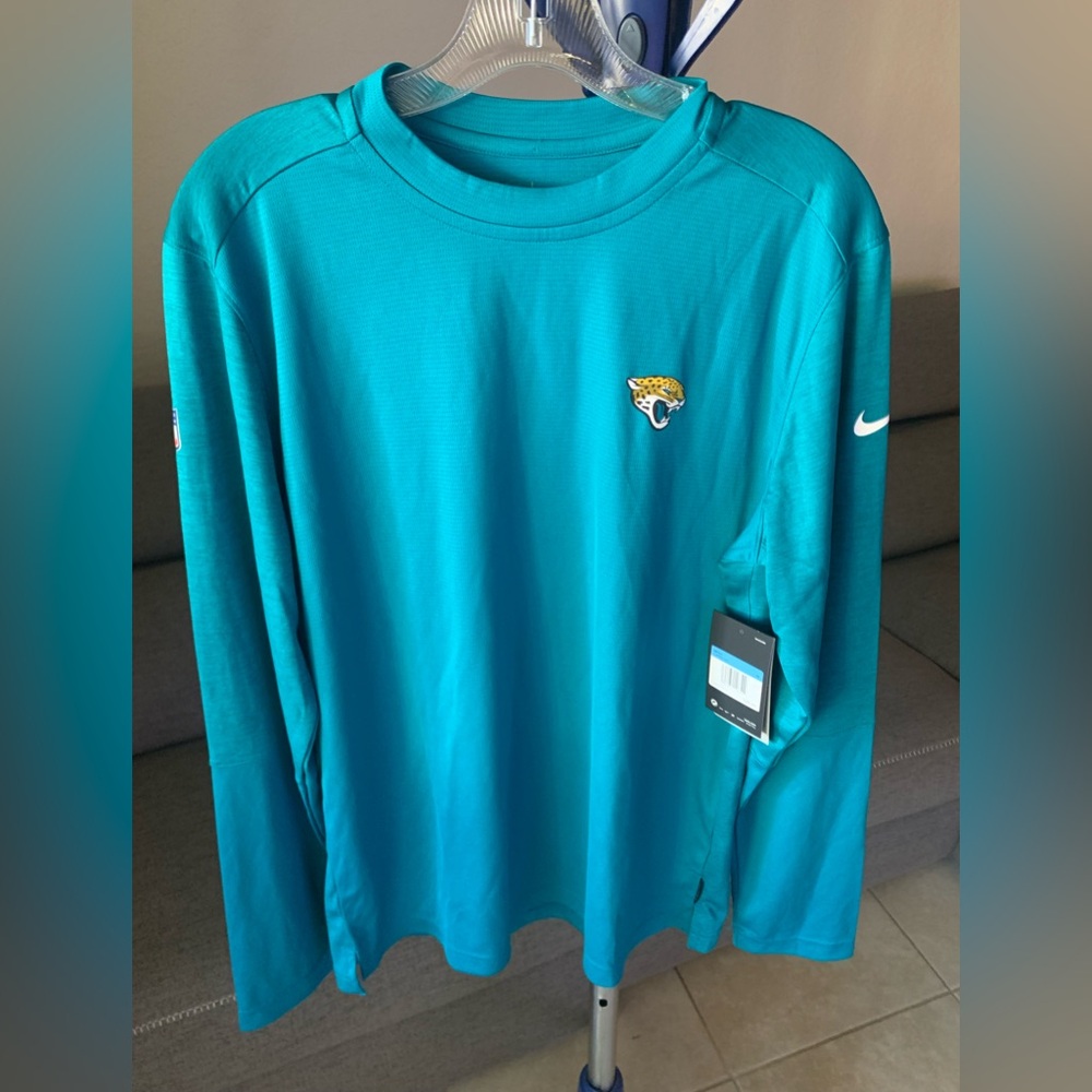 Nike Teal Long Sleeve Jacksonville Jaguars Shirt, Men’s Sz M